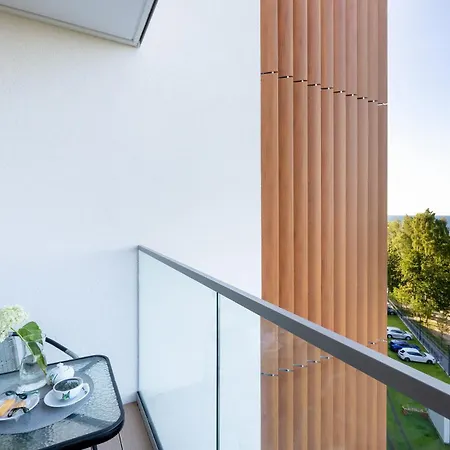 公寓 Prestige Gold 620 - Tuz Przy Plazy - Basen, Sauna, Jacuzzi W Cenie Pobytu - Vi Pietro Z Widokiem Na Morze 波别罗沃